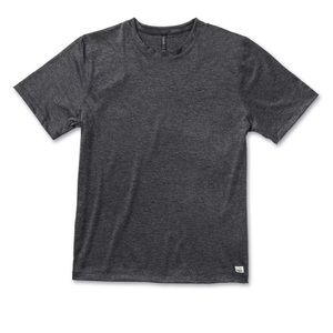 Vuori Strato Tech Tee, Charcoal Heather